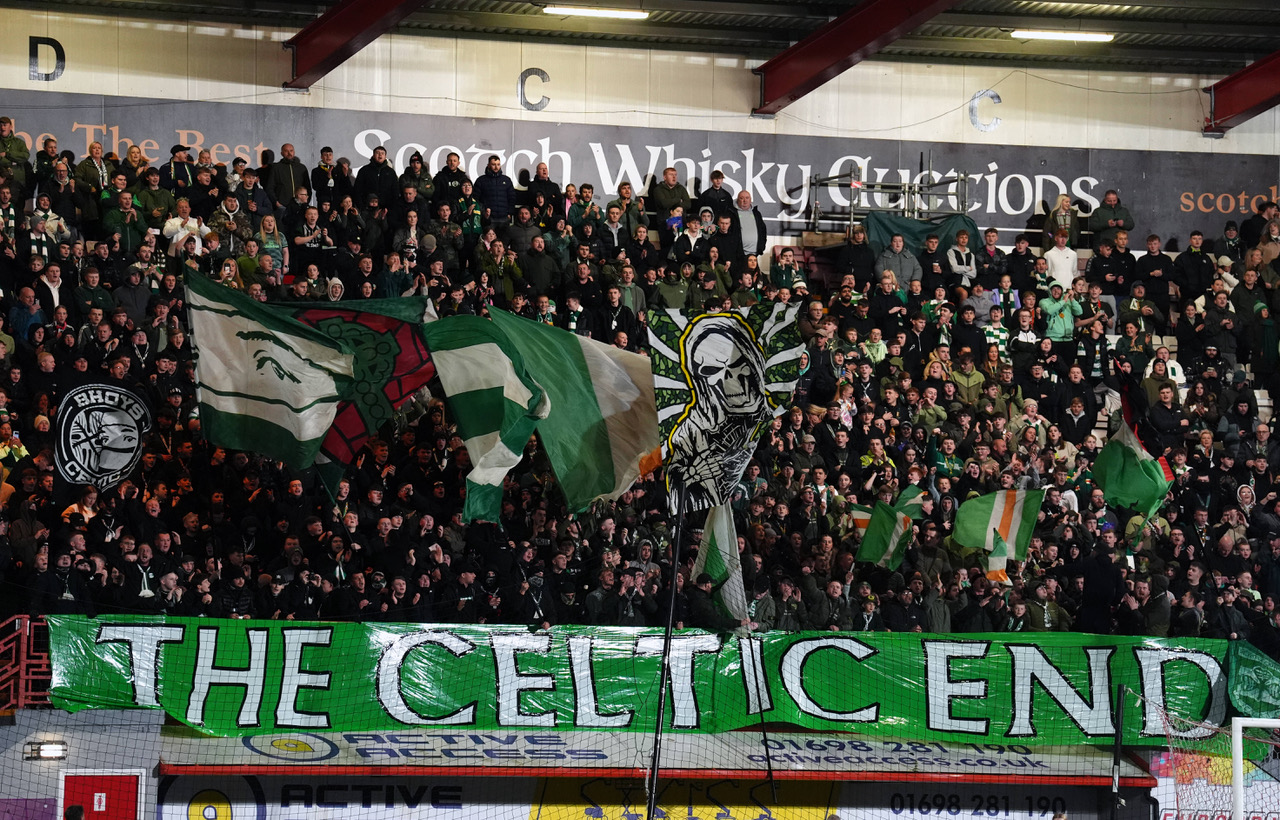 The Celtic End helped swell the crowd to an impressive 2784