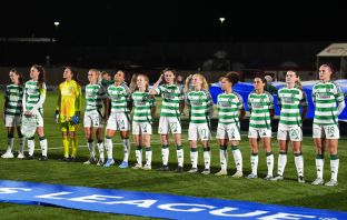 Celtic v FC Twente - Celtic players line up ahead of the UEFA Women's Champions League, group stage match