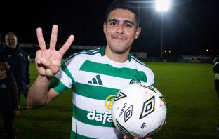 Luis Palma with the match ball in Sligo