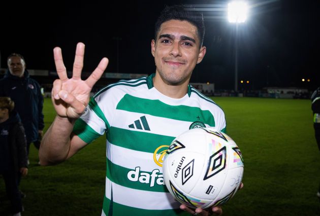 Luis Palma with the match ball in Sligo