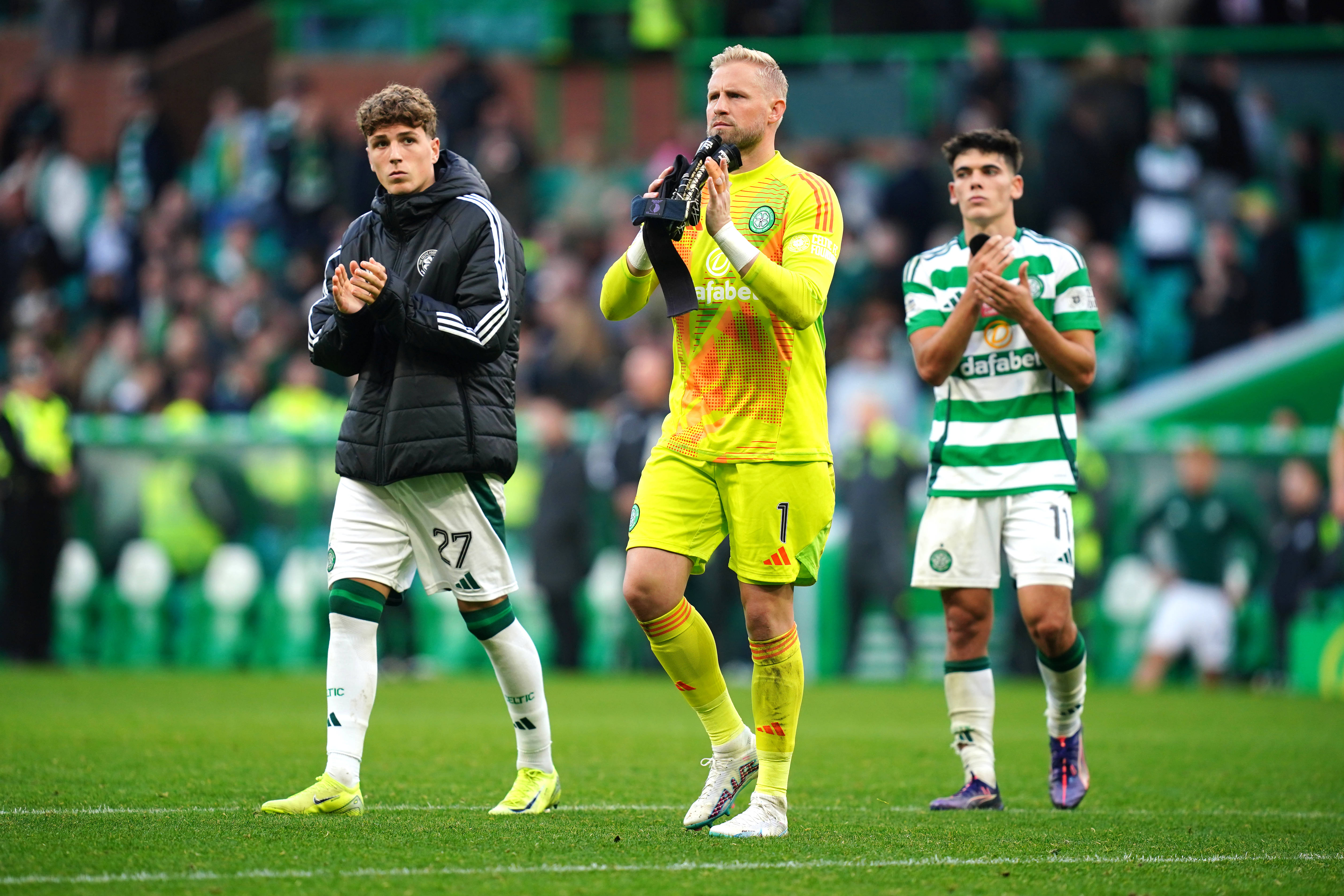 Post match applause 