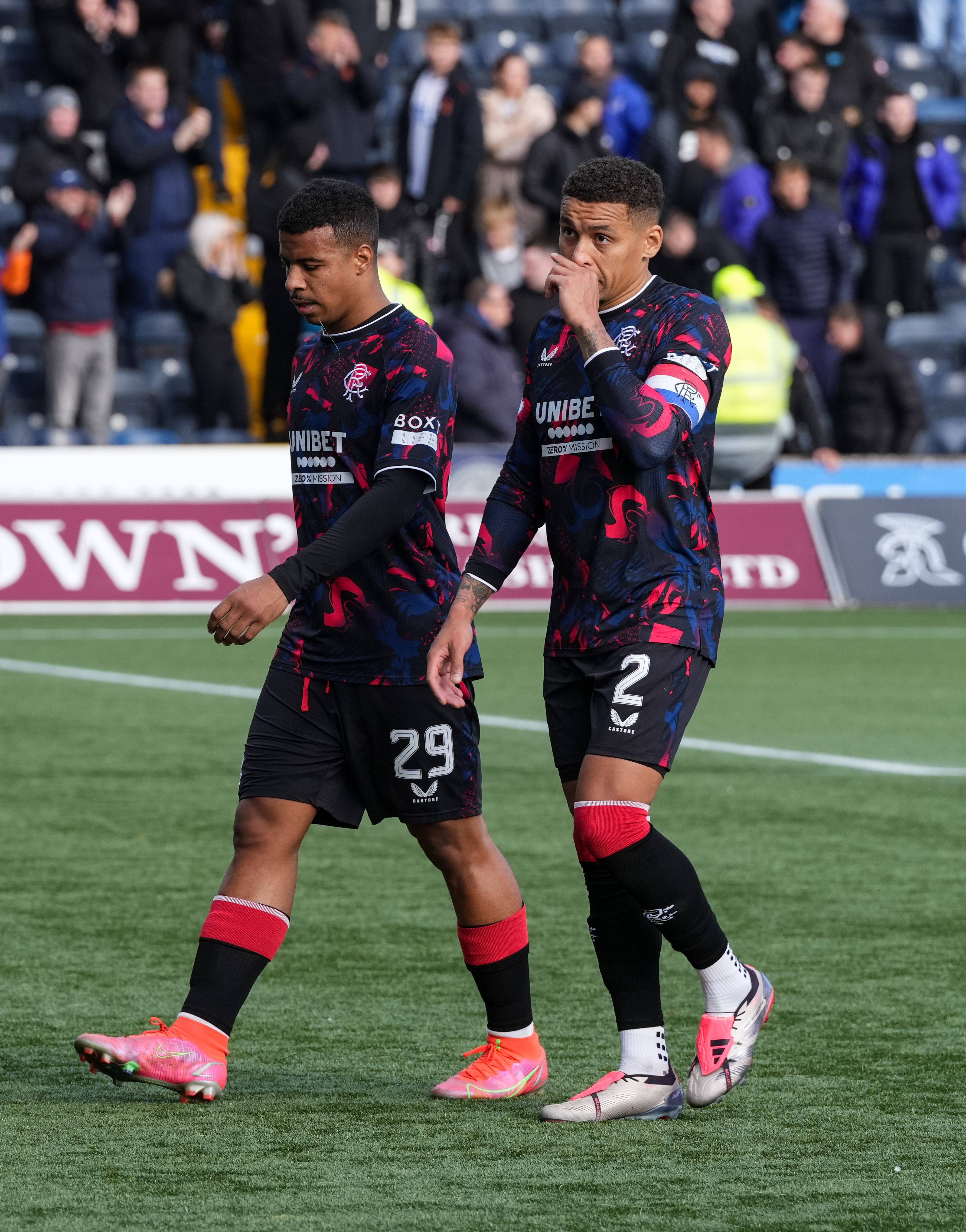 Disappointed, dejected James Tavernier