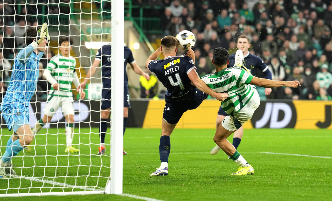 Luis Palma in action against Dundee