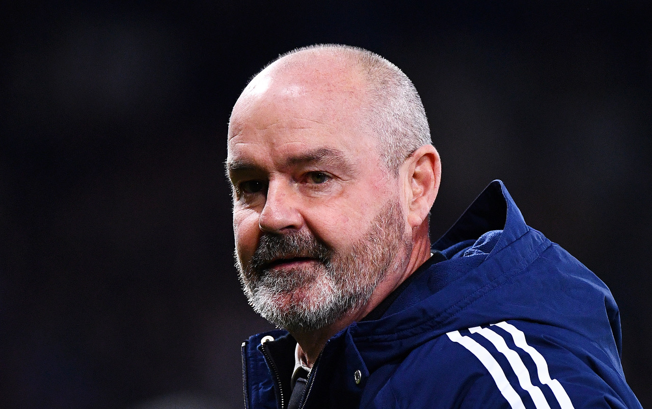 Steve Clarke at Hampden 