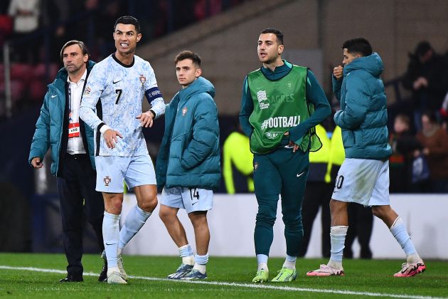 Cristiano Ronaldo at Hampden