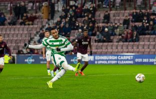 Adam Idah scores from the spot.