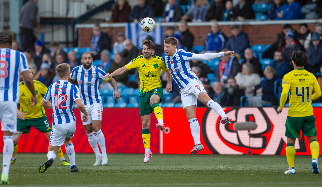Greg Taylor in action at Rugby Park