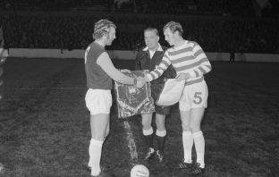 Bobby Moore and Billy McNeill