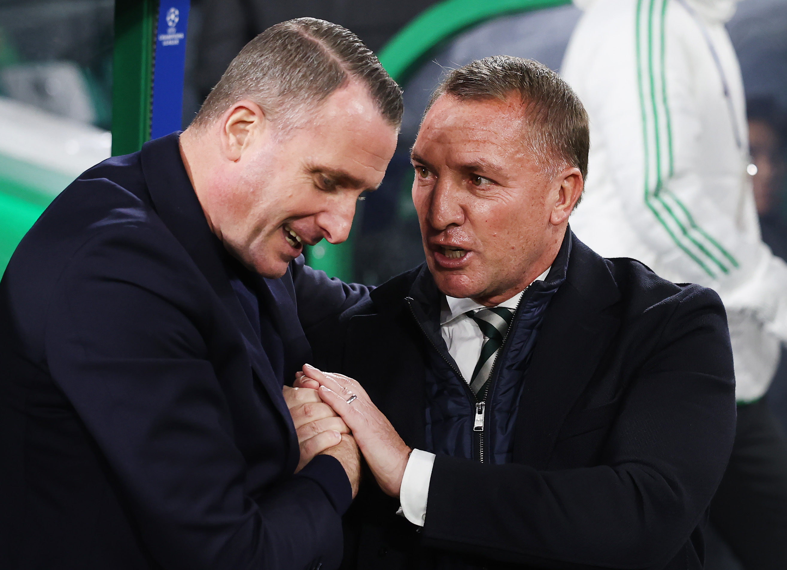 Nicky Hayen and Brendan Rodgers