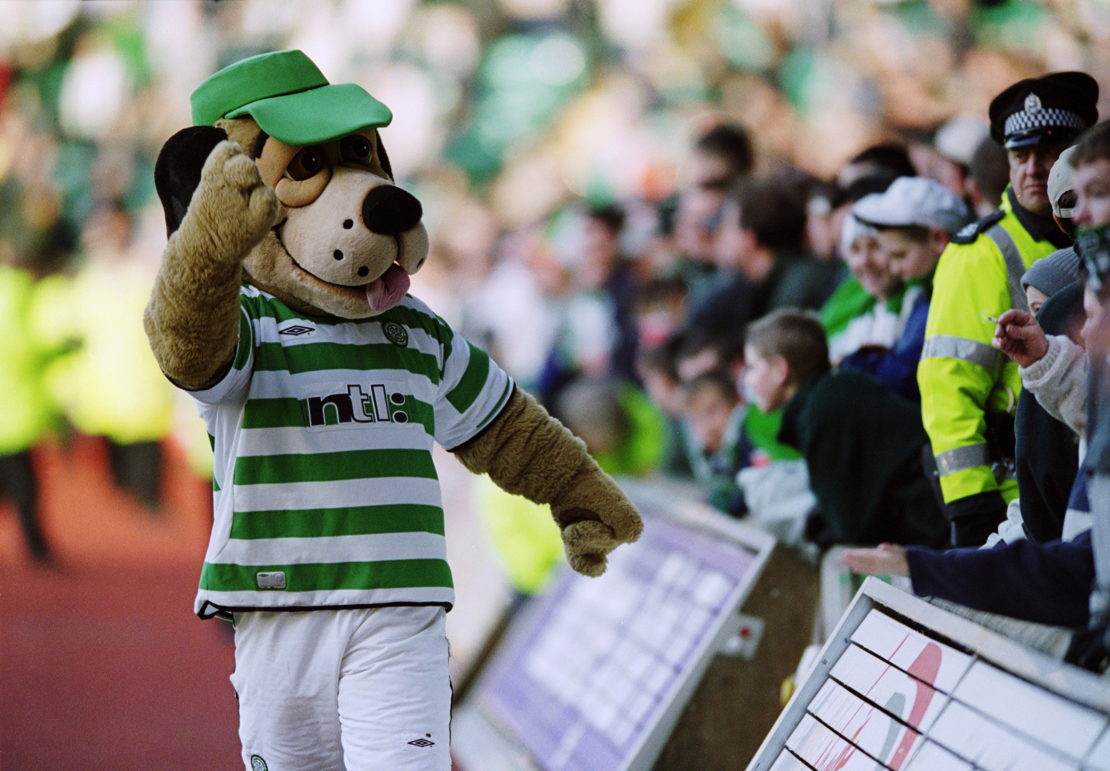 Celtic mascot in 2001