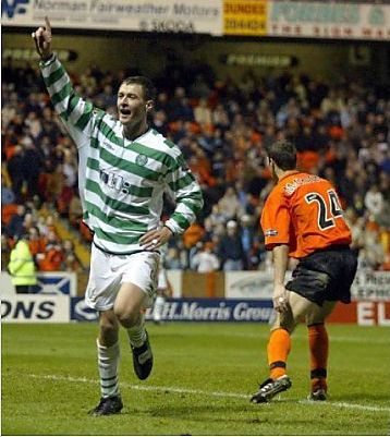 Chris Sutton celebrates