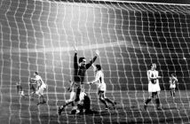 Jimmy Johnstone scores