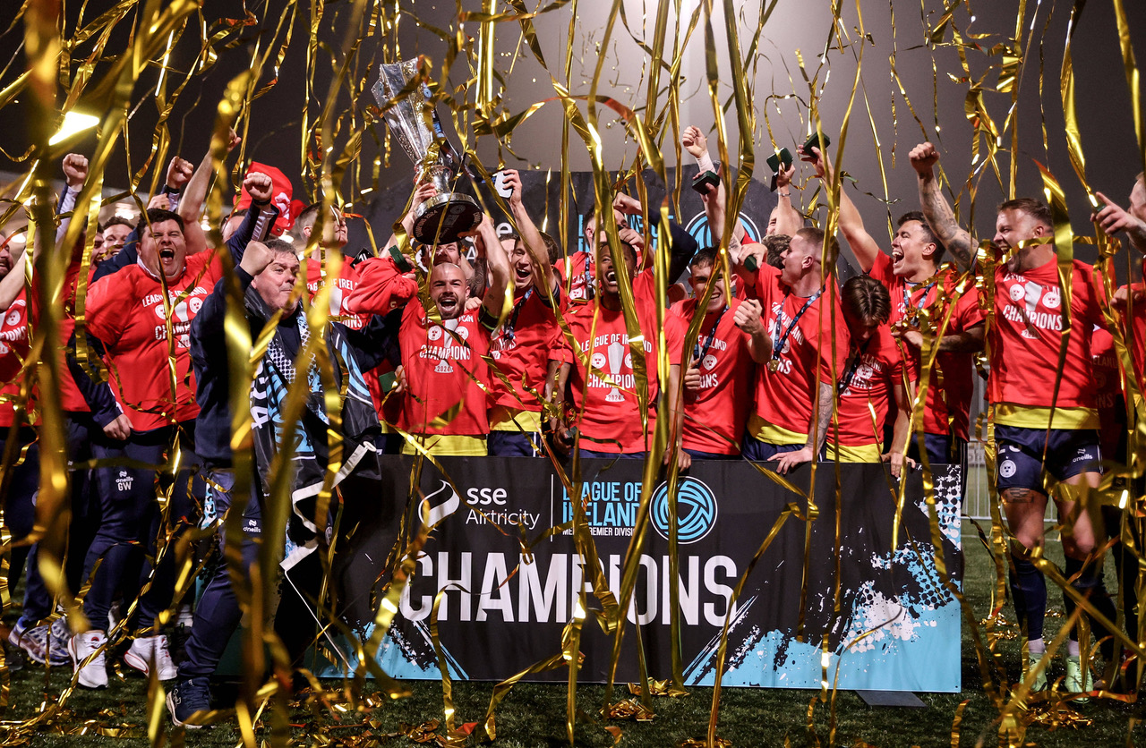 Shelbourne celebrate winning title