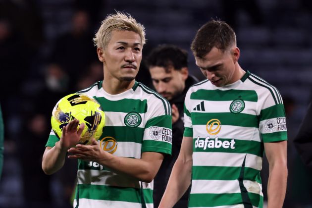 Daizen Maeda with the match ball