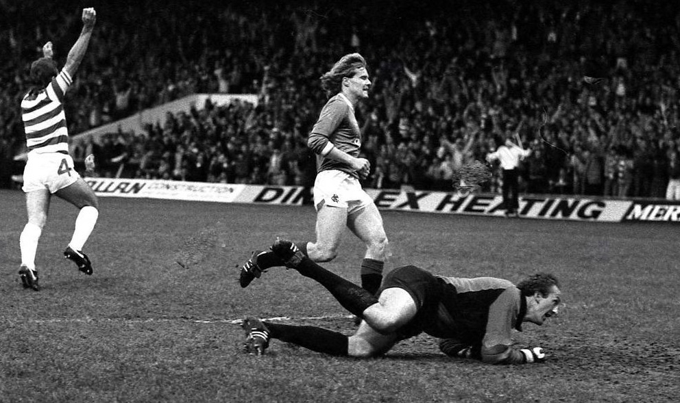 Brian McClair scores