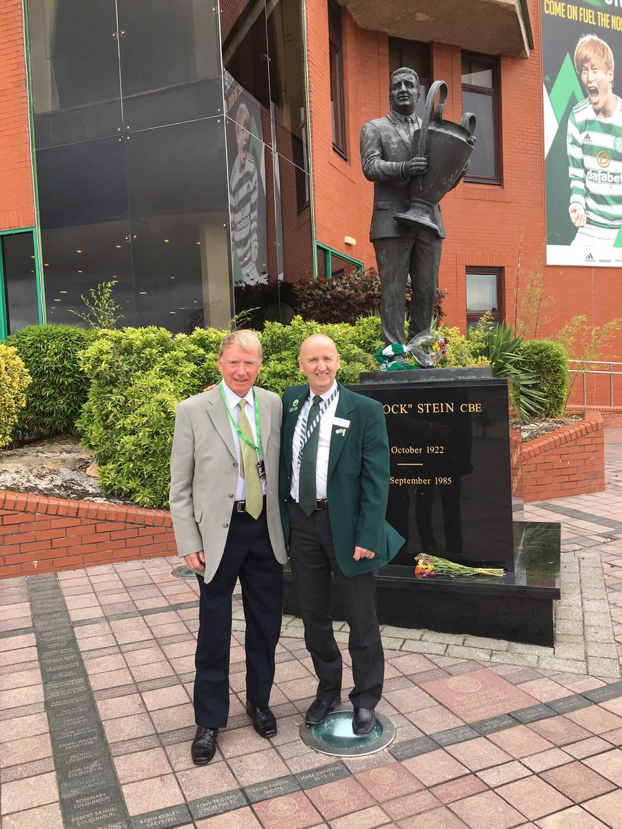 Sam and Matt at Celtic Park