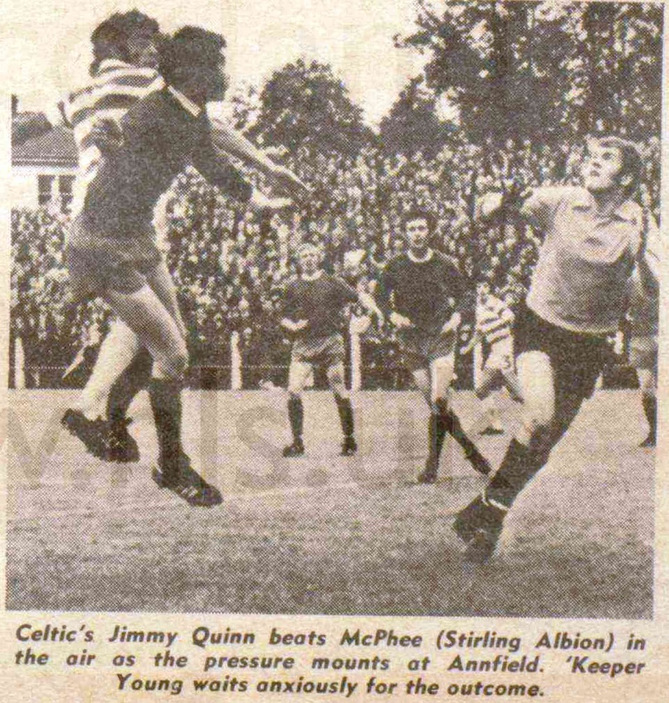 Stirling Albion v Celtic August 1972