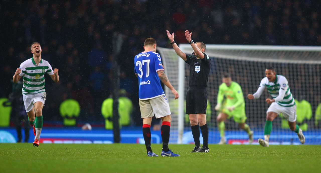 Willie Collum blows the final whistle 