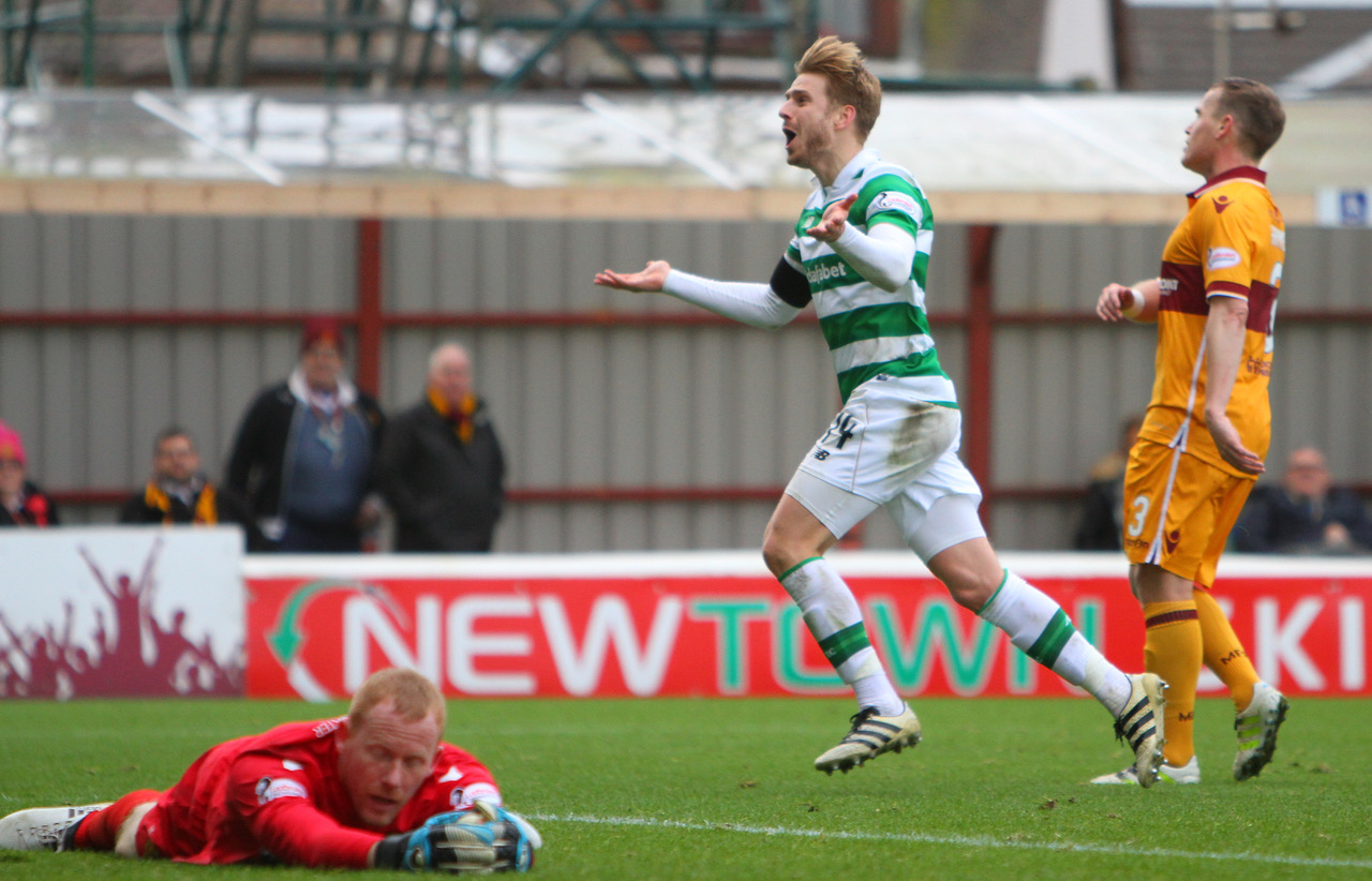 Stuart Armstrong scores the 3rd