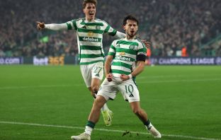 Nicolas Kuhn celebrates