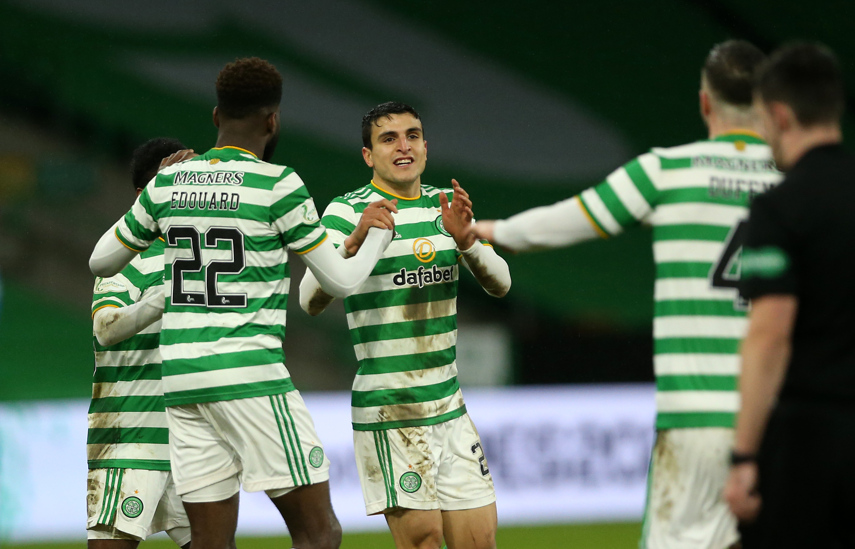 Moi Elyounoussi celebrates