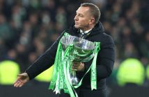 Brendan Rodgers with the cup