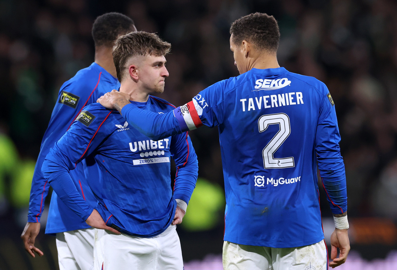 James Tavernier consoles Ridvan Yilmaz
