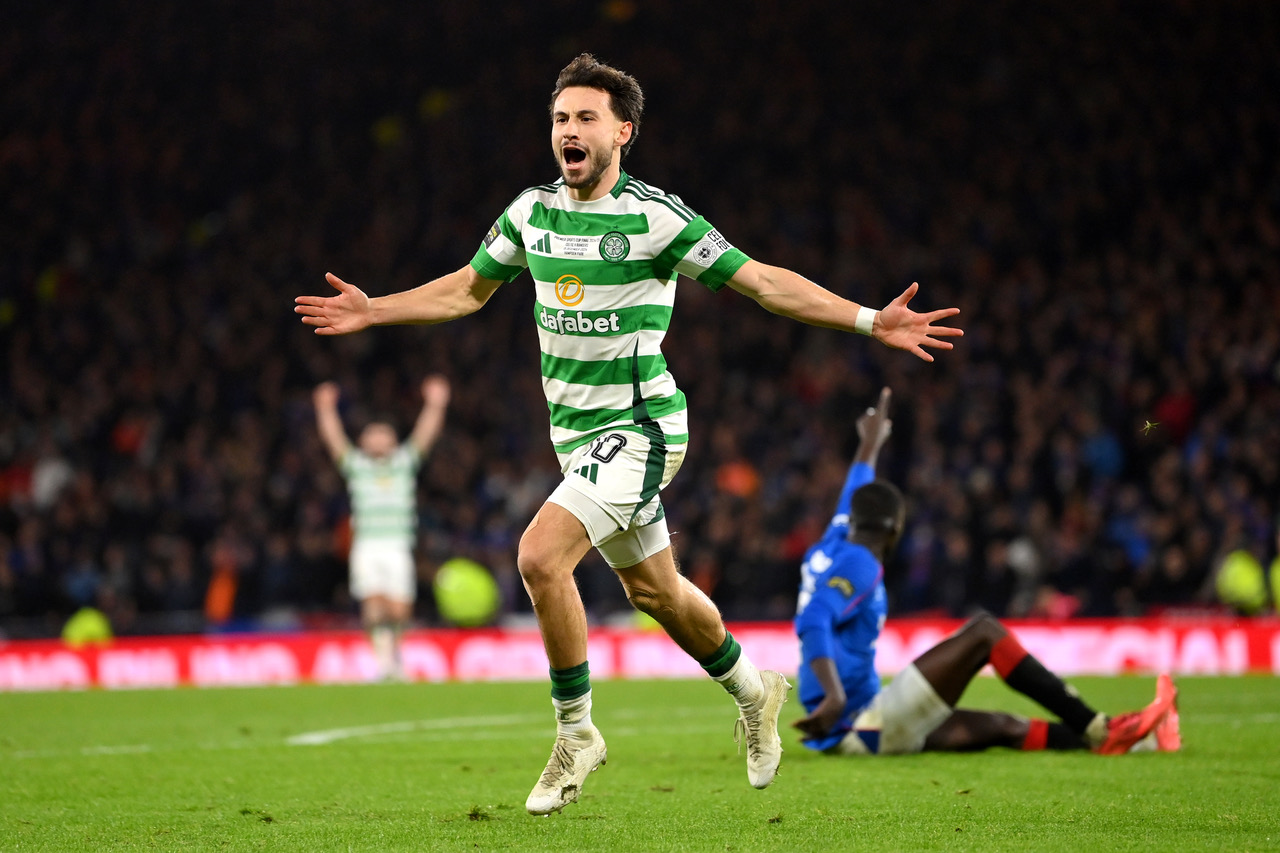 Nicolas Kuhn celebrates
