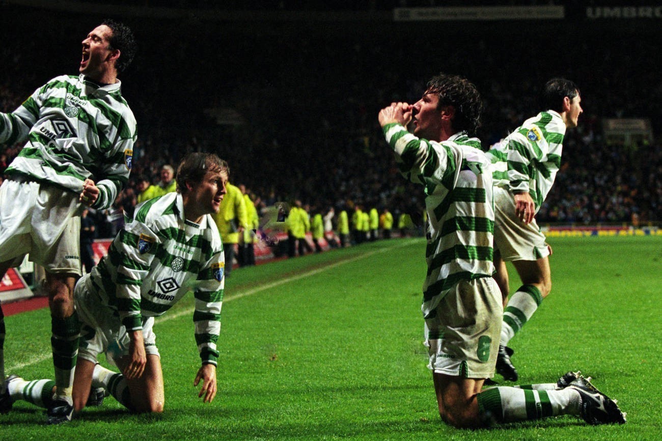 Craig Burley celebrates 