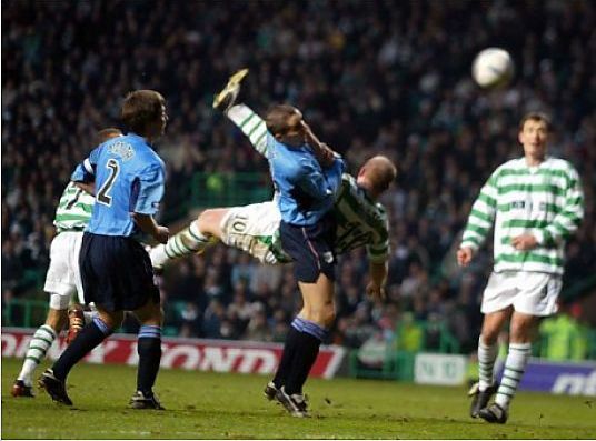 John Hartson scores