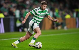 James Forrest in action against Hibs