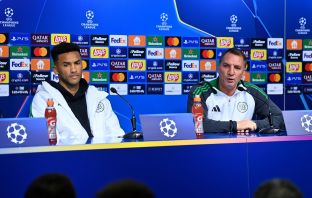 Auston Trusty and Brendan Rodgers