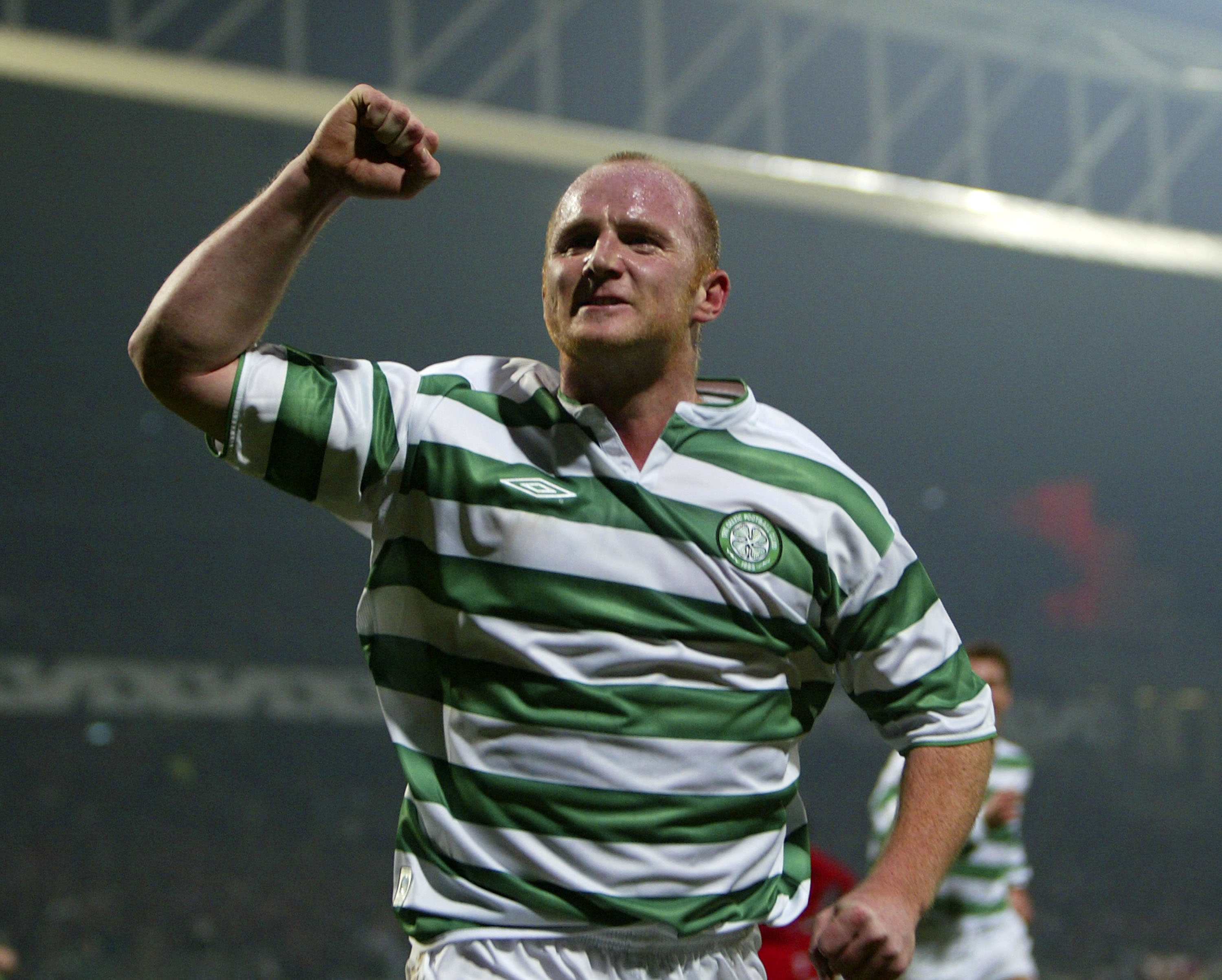 John Hartson celebrates