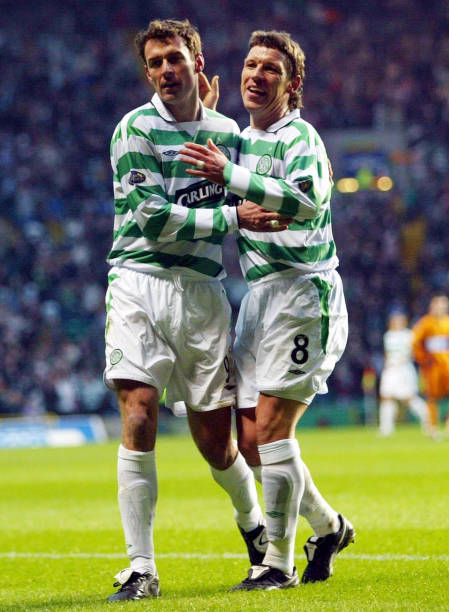 Chris Sutton celebrates