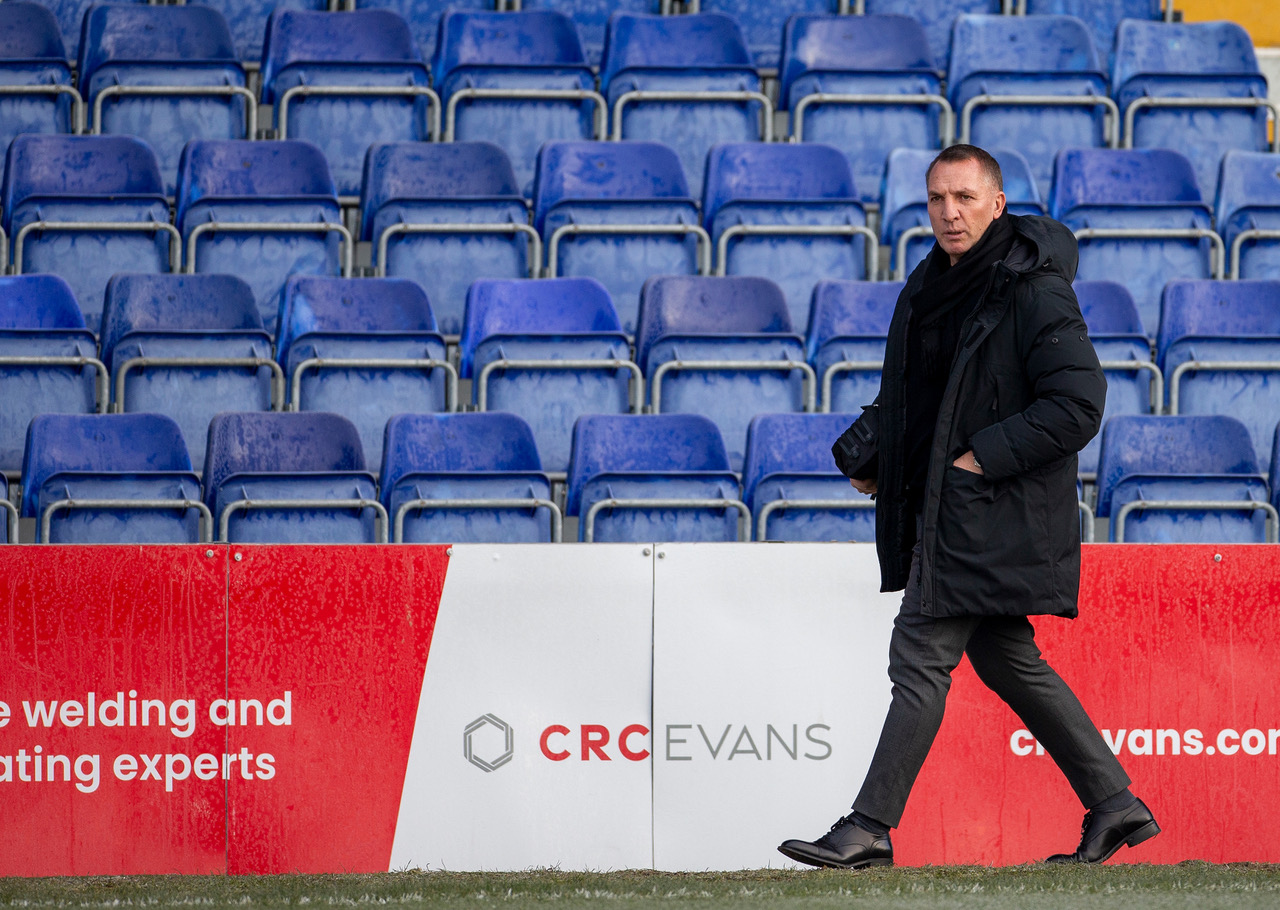Brendan Rodgers arrives in Dingwall. Ross County v Celtic