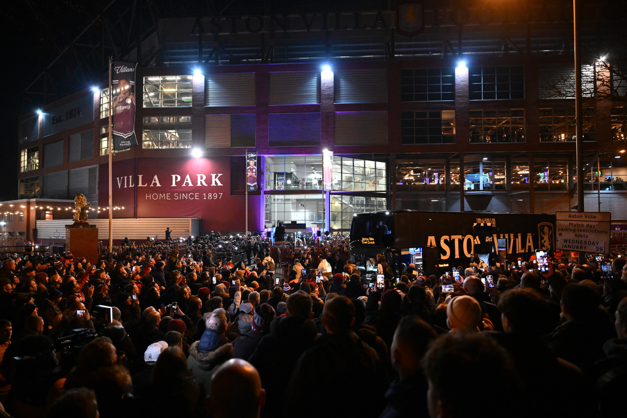 Villa Park ahead of the Celtic game