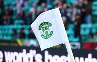Corner flag at Easter Road