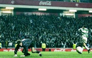 Paul McStay's penalty is saved