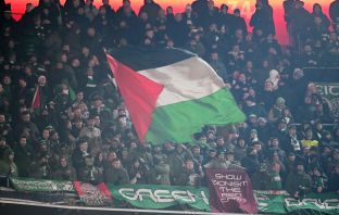 Celtic fans at Allianz Arena