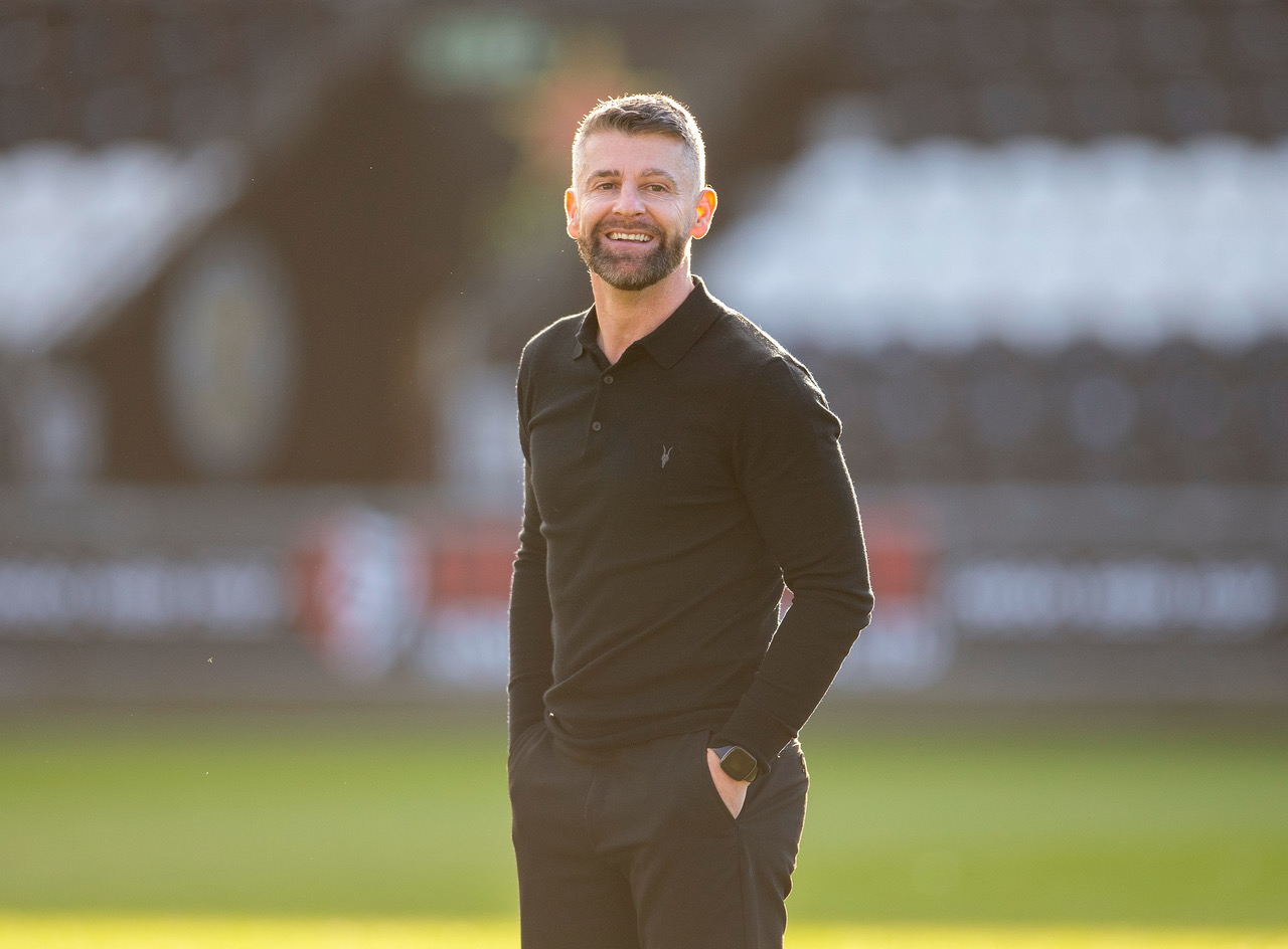 St Mirren manager Stephen Robinson