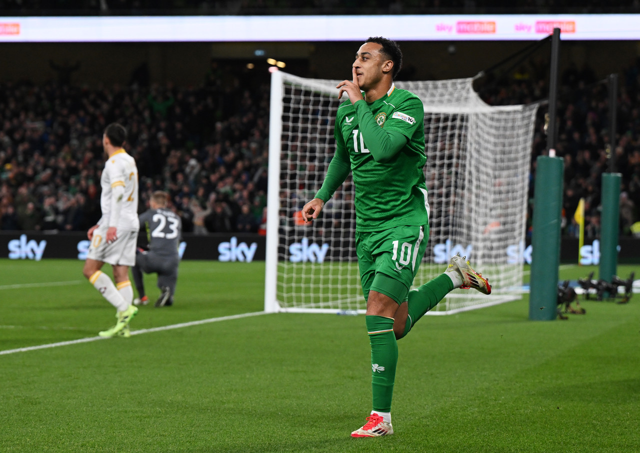 Adam Idah of Republic of Ireland