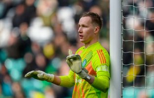 Celtic goalkeeper Viljami Sinisalo