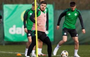 James Forrest back in training