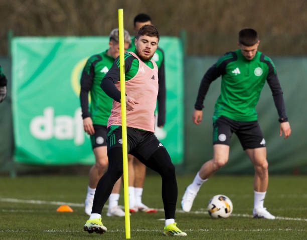 James Forrest back in training
