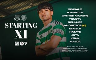 Celtic team to play St Johnstone