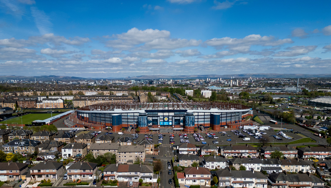Hampden from the sky