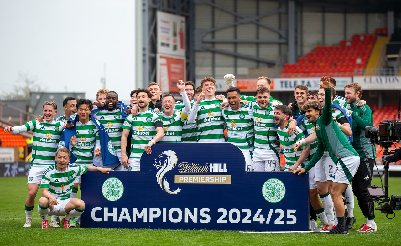 Celtic title celebrations