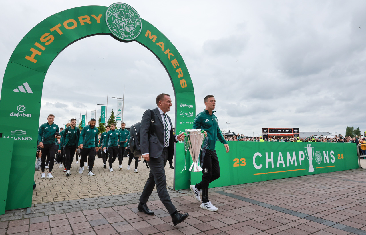 Brendan Rodgers and Callum McGregor