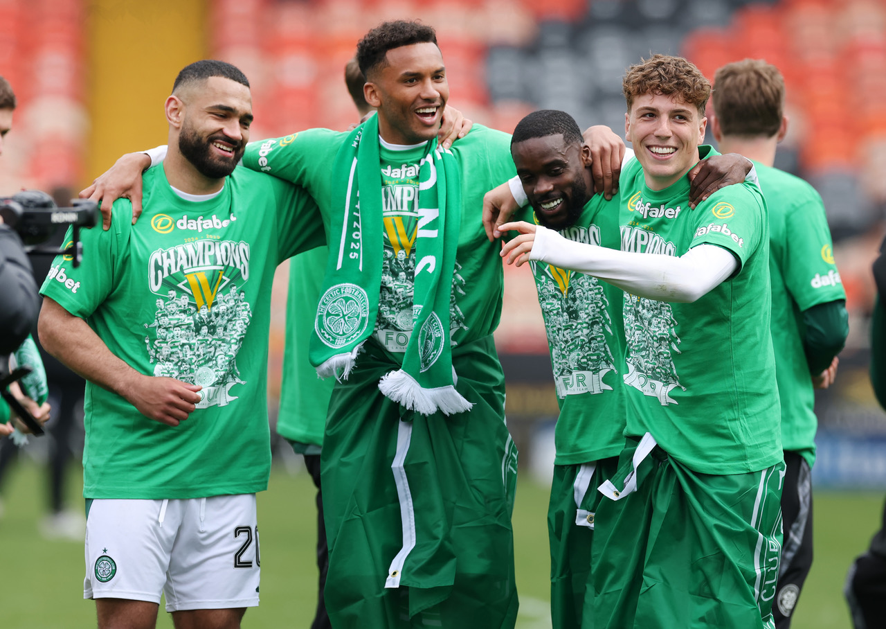 CCV, Trusty, Schlupp and Engels celebrate