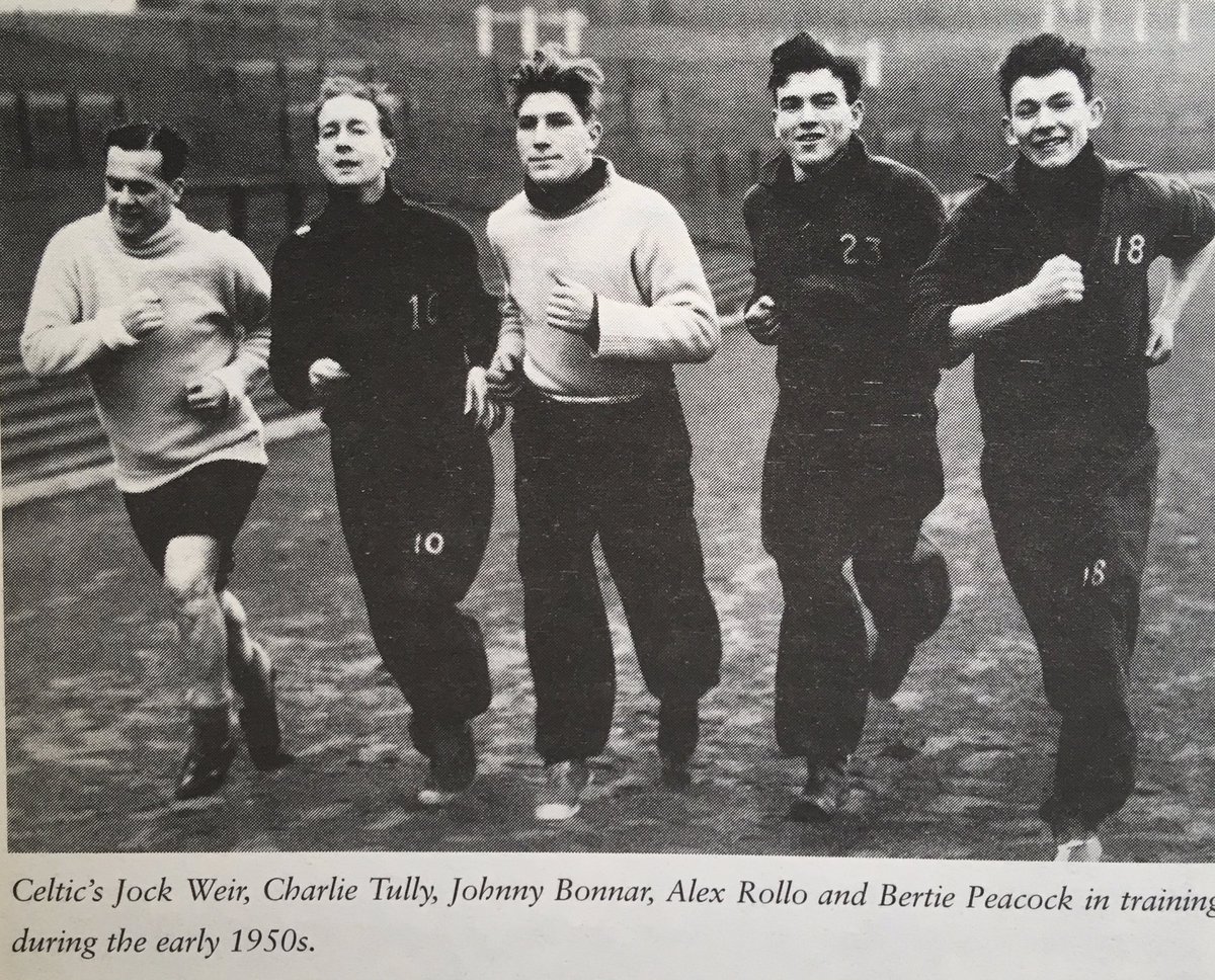 Celtic's Jock Weir (far left)